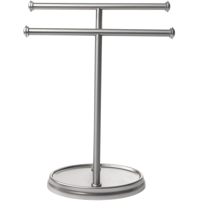 umbra桌面浴室不锈钢双层毛巾架