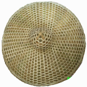 手工竹编超大号斗笠帽80厘米特大竹帽园林景观装饰防晒防雨帽包邮