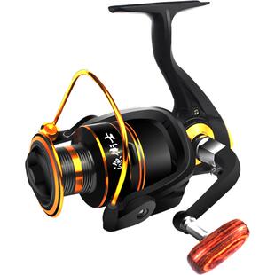 渔轮鱼轮纺车轮全金属渔线轮不锈钢海竿轮鱼线轮海杆轮路亚远投轮