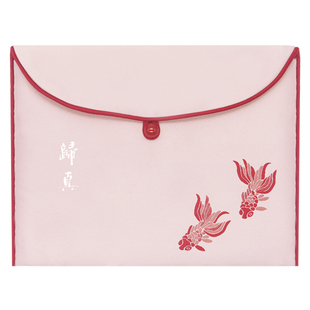 禅意横跨包中式刺绣花鸟鱼虫珠扣设计复古布包旅游斜跨包方便携带