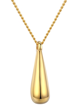 ins金色水滴项链女韩版气质简约