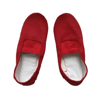 强威牛皮红色体操鞋包邮