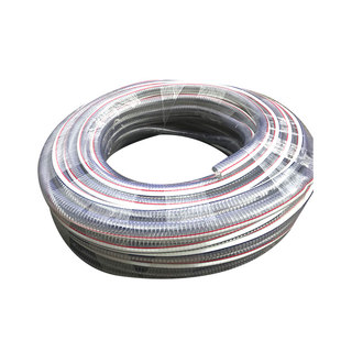 钢丝管PVC透明水管塑料真空软管50加厚防静电油管耐高温1/1.5/2寸