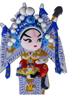 京剧中国风冰箱贴脸谱冰贴小礼品