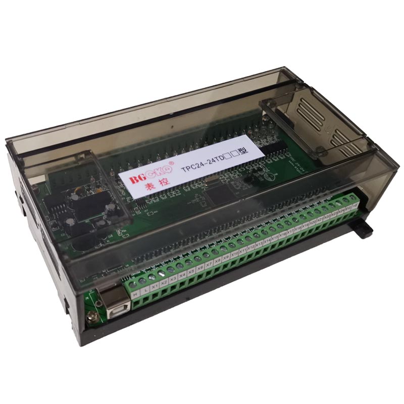 表控牌PLC控制器带触摸屏24路入出48点中文编程0基础学工控入门快