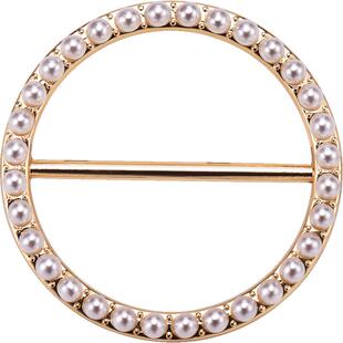 T恤衣角打结扣环丝巾扣女下摆韩版大神器高档夹衬衣衣服饰品创意