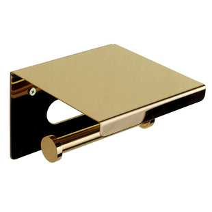 加厚款!玫瑰金色卫浴纸巾架卷纸厕纸架304不锈钢卫生间手机架