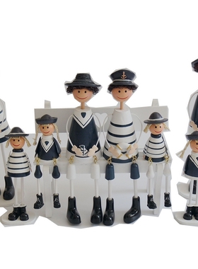 吊脚娃娃儿童房可爱风人物小摆件