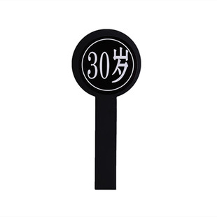 大号岁数牌 岁数贴纸 生日祝福语吊牌 年龄卡片 号码牌 贺卡 包邮