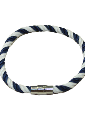 双保险磁扣编织手环欧