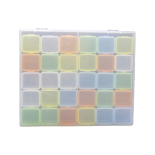 贴片零件盒 IC元器件盒小电阻收纳盒 药片分类盒组合式塑料螺丝盒