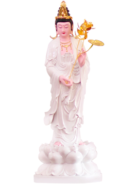 大势至菩萨佛像树脂玻璃钢