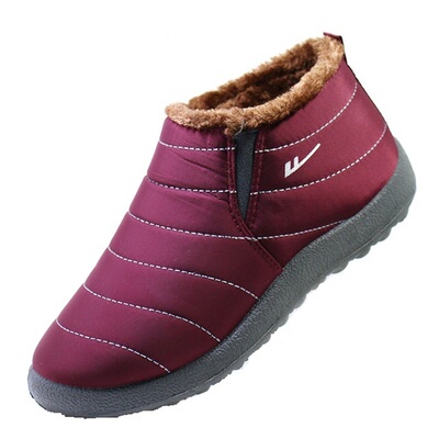 回力冬季保暖雪地情侣妈妈鞋棉靴