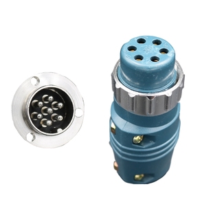 二保焊送丝机电缆控制线4芯6芯接头7芯9芯航空插头插座耦合连接器