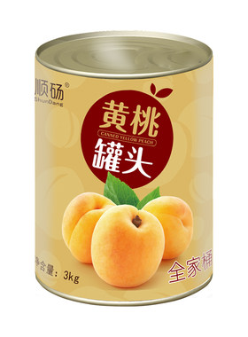 黄桃罐头砀山特产自助餐烘焙蛋糕