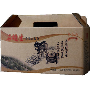 金谷力石缝生藏血麦土面条和尚头小麦面营养健康无添加挂面素食