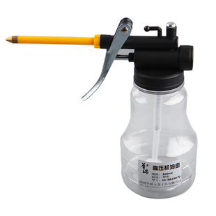 机油滴壶手动家用小号机油枪长嘴注油器高压透明机油壶机油加注器