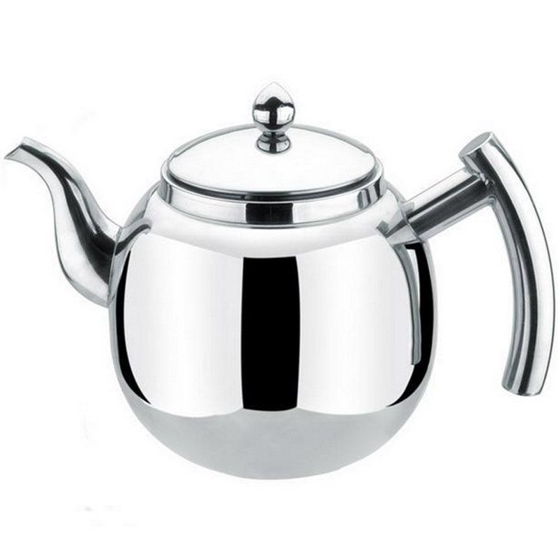 不锈钢茶壶带过滤网加厚水壶咖啡壶泡茶壶电磁炉家用小0.8L1.5L