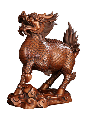 麒麟摆件办公室工艺品家居装饰