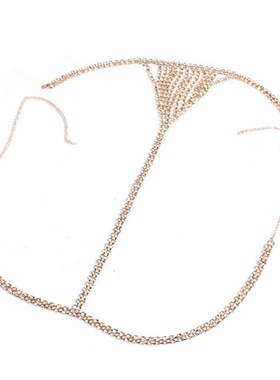 欧美模特水钻身体链新品