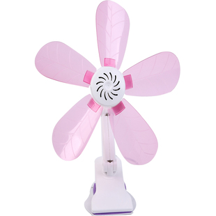 台式电风扇小风扇掉吊挂壁迷你办公室桌面夹台扇学生宿舍床上插电