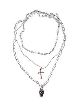 怪糖饰物集原创三层骷髅暗黑蹦迪