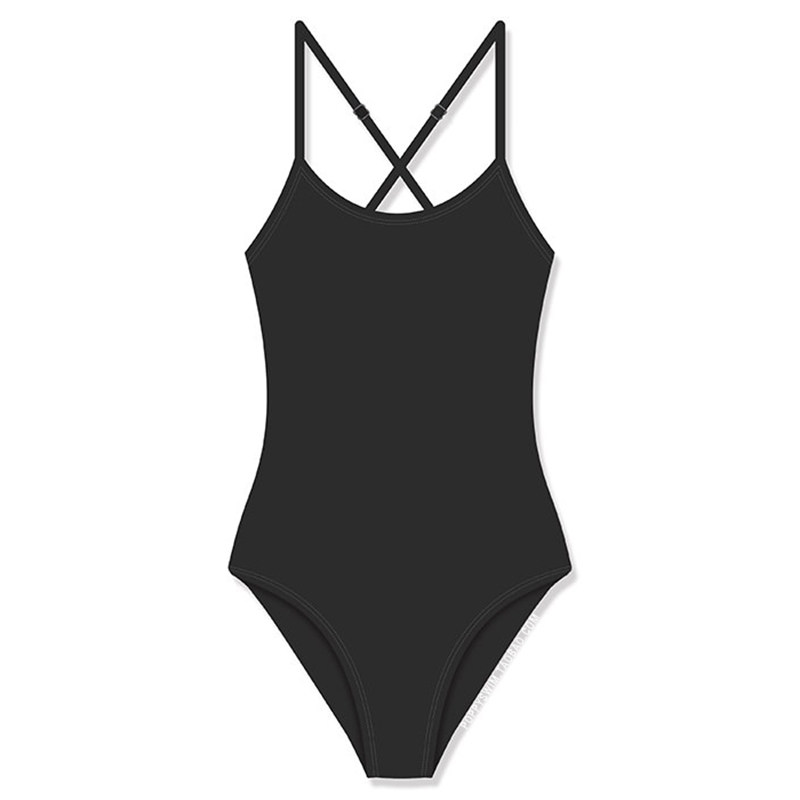 poppyswim新款欧美复古连体泳衣