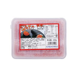 T 大粒寿司飞鱼籽400g 中粒红蟹籽 即食小粒红蟹子馄饨云吞红鱼子