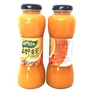 西野圣果山西右玉沙棘汁饮料生榨新鲜果蔬汁饮品浓度35%包邮12瓶