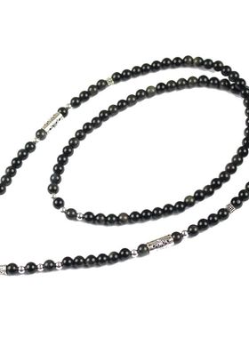 高档纯天然彩虹眼佛牌佛牌链子