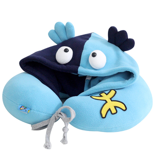 PLUMO皮洛姆十二星座可爱连帽U型枕卡通护颈枕卡通生日礼物双鱼座