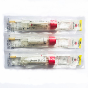 COPAN新款袋装进口eSWb一次性棉签拭子运送培养基保存液