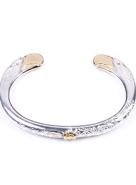 国内现货菊地健唐草金嘴四目手镯