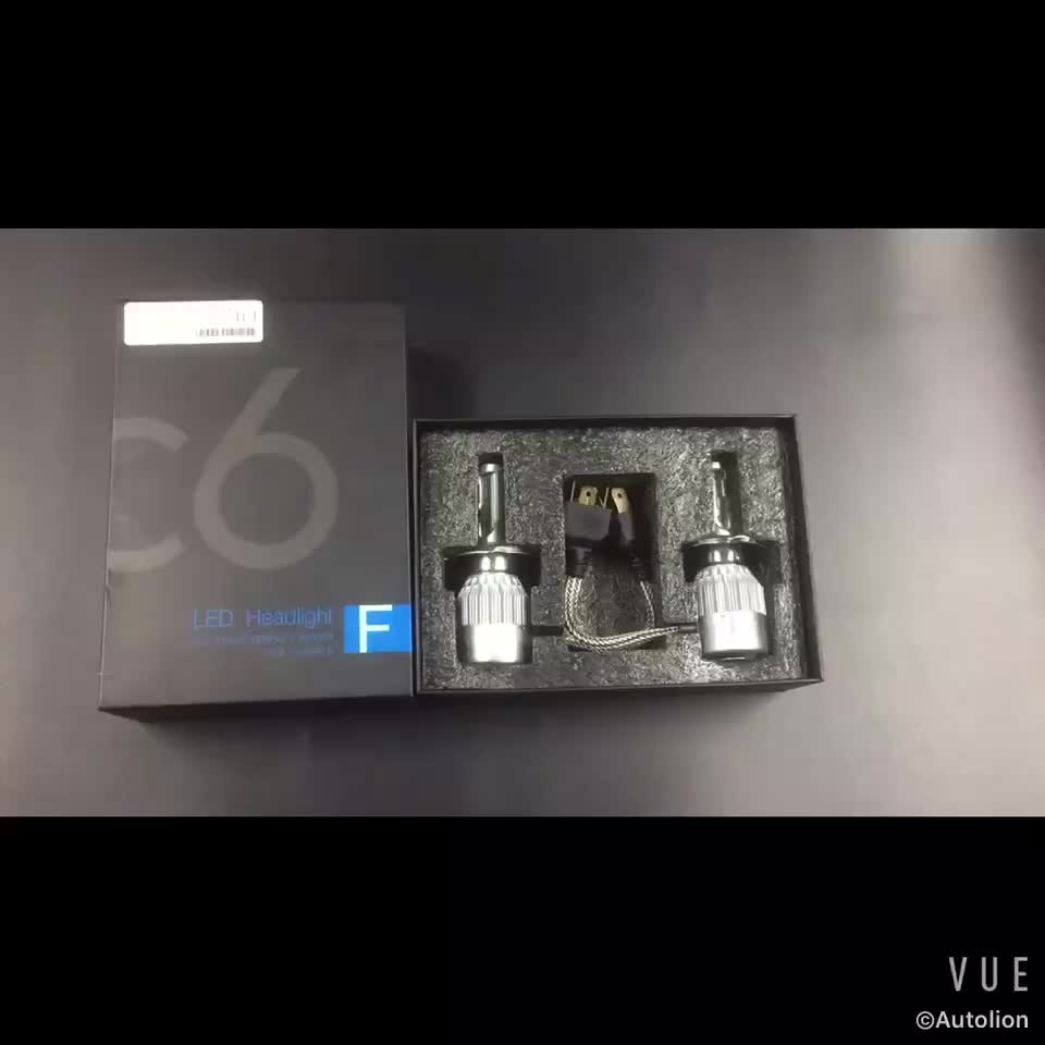 Manufacturer Auto Parts Led Headlight C6 36w 3800 Lumens Car Led