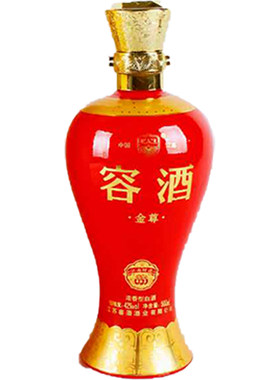 容酒 金尊 42度浓香型500ml白酒礼盒装 五粮酿造固态发酵
