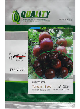 黑珍珠红色口感好不裂果番茄种子