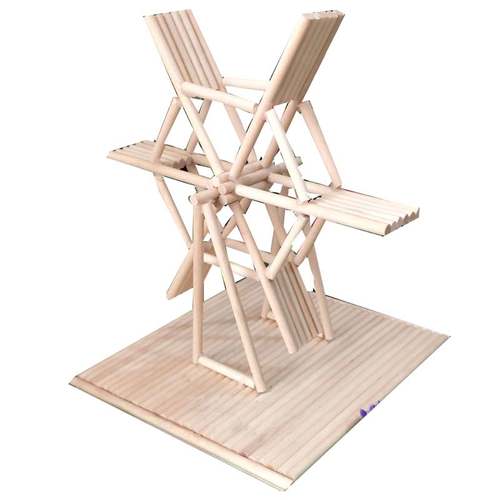 木棍圆木棒diy材料手工制作风车模型一次性筷子雪糕棒冰棒棍水车