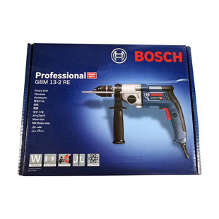 正品博世BOSCH新款进口无匙手电钻调速两档扭矩重型电钻GBM13-2RE