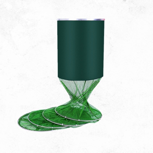 特价鱼护涂胶防挂竞技装鱼网兜清仓折叠加厚渔护网尼龙台钓渔户兜