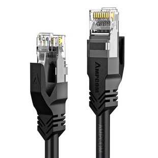 安普康ampcom六类网线cat6rj45无氧铜8芯双绞线3m10m0.5m1m2m跳线