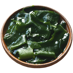 出口裙带菜大连特嫩海木耳海白菜海带芽海藻级干货送500g盐渍叶片