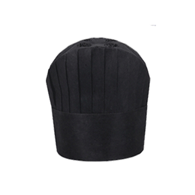 厨师帽子女一次性黑色黑色男儿童