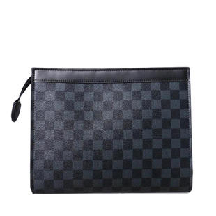 班布里奇秋冬新款时尚男士大容量手拿包男款钱包男士小方格包手包