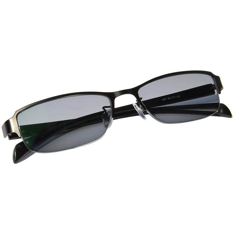 变色眼镜男防蓝光辐射电脑护目镜半框眼睛架防紫外线平光近视1937