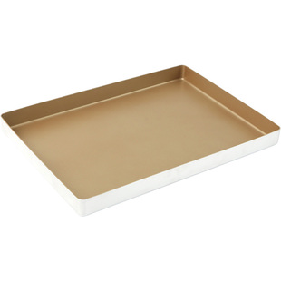 法焙客不粘长方形烤盘40*30金色大尺寸烤盘烘焙模具家用风和日丽