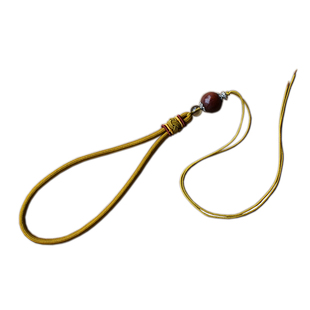 文玩手把件绳细复古手腕绳手机绳玉石千眼菩提防失手diy手工绳子