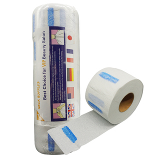 美发一次性围脖纸剪发围布护颈纸发廊烫发专用理发店工具用品包邮