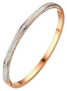 满天星手镯镀18K金钛钢不褪色