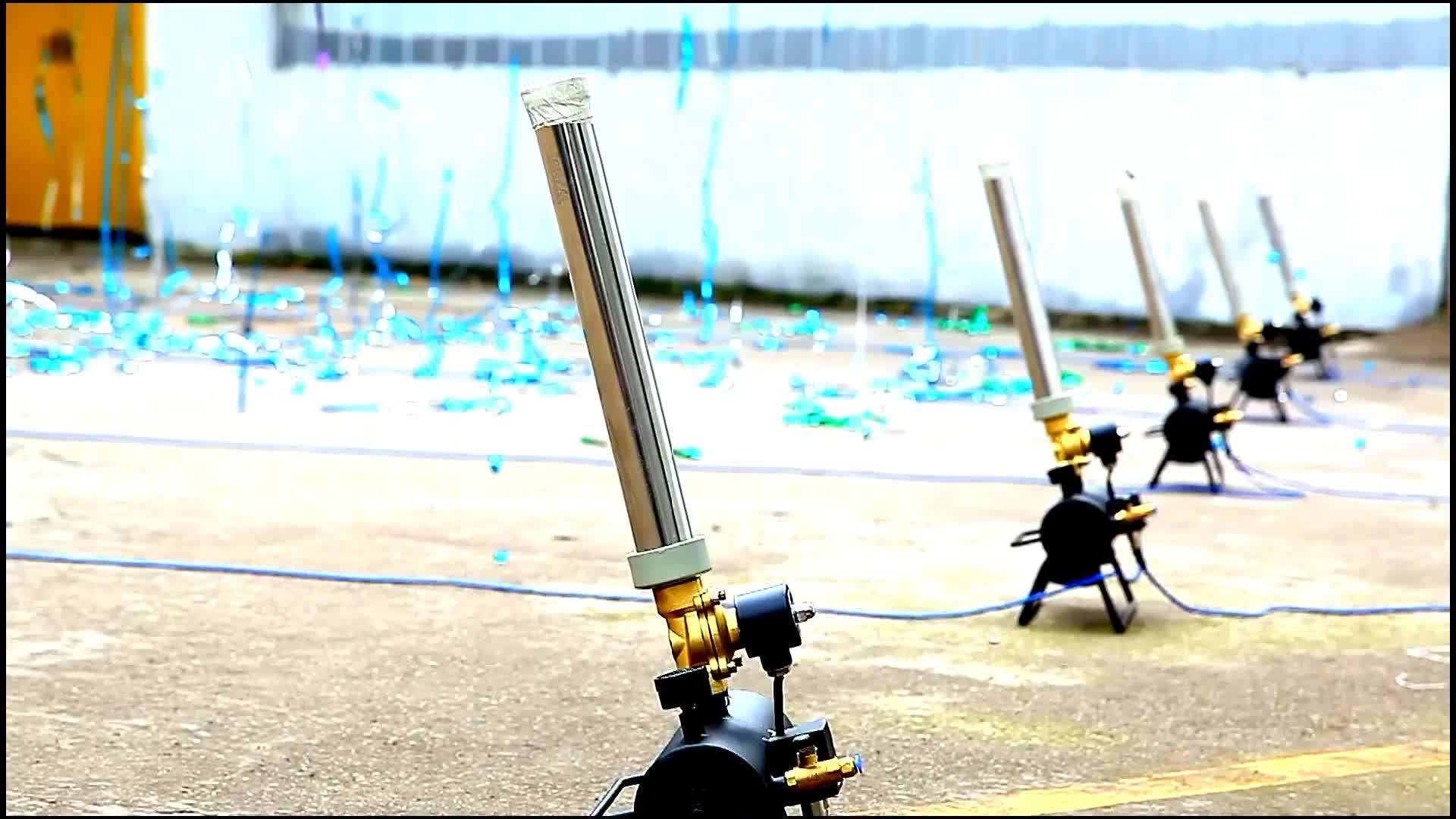 Paper Wedding Stage Confetti Cannon/manual/dmx Compressed Air Confetti