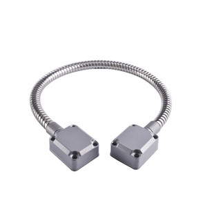 不锈钢门禁过线器 门窗过线管 金属明装防夹护线管 长度可订做